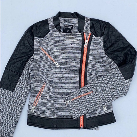 GUESS WOMEN'S Gray & Black Jacket SZ S - Picture 1 of 12